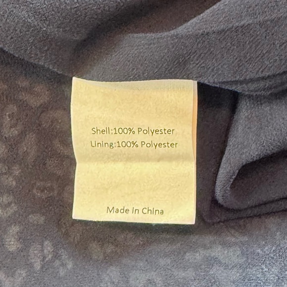 Agnes Orinda Navy White Print Midi Dress 4X Plus Size Smocked Waist Flowy - Picture 13 of 14